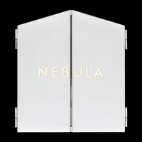Nebula, 2021, marmo statuario di Carrara, acciaio inox e ottone, cm 100x55x5